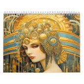 Calendrier Belle année Art Déco Roaring 20 (Protection)
