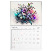 Calendrier Belle aquarelle Abstraite (Feb 2027)