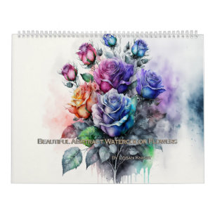 Calendrier Belle aquarelle Abstraite