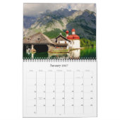 Calendrier Belle Bavière Europe Allemagne (Jan 2027)