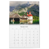 Calendrier Belle Bavière Europe Allemagne (Jan 2026)