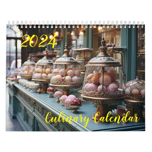 Calendrier Belle confiserie. 2024 (Protection)