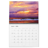 Calendrier Belle côte Washington Ocean Sunset Photo (Mar 2026)
