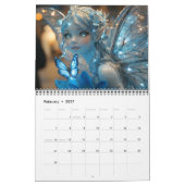Calendrier Belle et élégante fées de bois (Feb 2027)