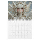 Calendrier Belle et élégante fées de bois (Jan 2026)