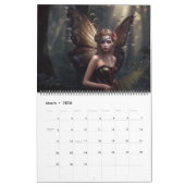 Calendrier Belle fées Imaginaire Mystic Magic Modèle (Mar 2026)