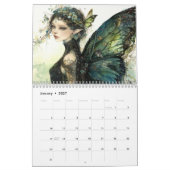Calendrier Belle fées Papillons Fées Élégant (Jan 2027)