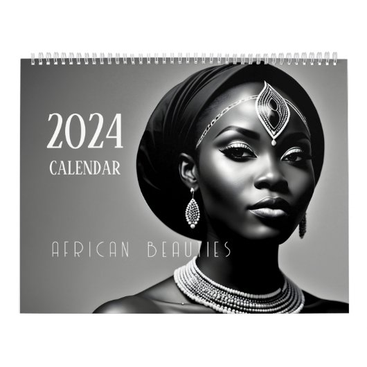 Calendrier Belle femme africaine (Protection)