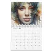 Calendrier Belle femme art double exposition (Jan 2027)