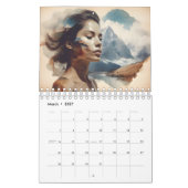 Calendrier Belle femme art double exposition (Mar 2027)
