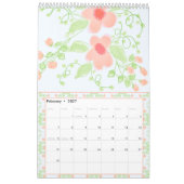 Calendrier Belle Fleurs Fille Designer (Feb 2027)
