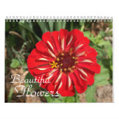 Calendrier Belle Fleurs Photographie (Protection)