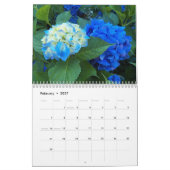Calendrier Belle Hydrangée fleurit Floral Photographie (Feb 2027)