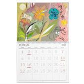 Calendrier Belle nature abstraite (Feb 2026)