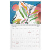 Calendrier Belle nature abstraite (Jan 2026)