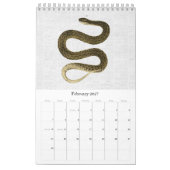 Calendrier Belle nature des serpents Vintages (Feb 2027)