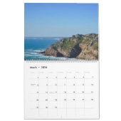 Calendrier Belle Nature Et Plages Avec Couverture D'Ondes Océ (Mar 2026)