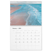Calendrier Belle Nature Et Plages Avec Couverture D'Ondes Océ (Feb 2026)