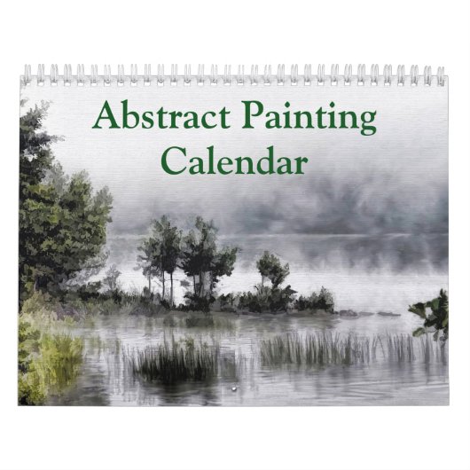 Calendrier Belle peinture Art Abstrait du paysage 2025 (Protection)