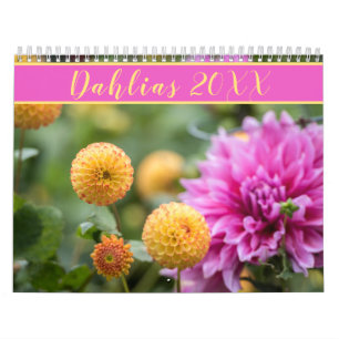 Calendrier Belle photographie de Dahlia