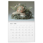 Calendrier Belle Porcelaine Fairies Verre Élégant (Mar 2026)
