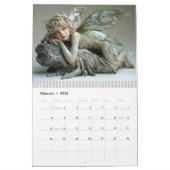 Calendrier Belle Porcelaine Fairies Verre Élégant (Feb 2026)