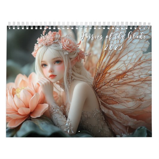 Calendrier Belle Porcelaine Fairies Verre Élégant (Protection)
