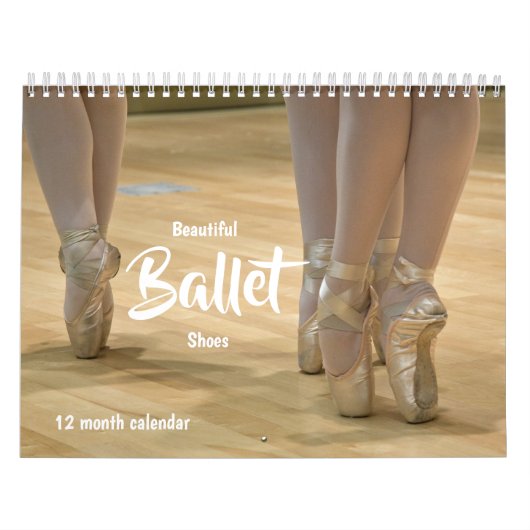 Calendrier Belles chaussures de ballet 2026 (Protection)