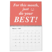 Calendrier Belles citations inspirées de motivation (Feb 2027)