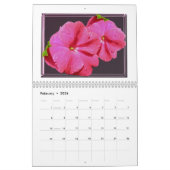 Calendrier - Belles fleurs (Feb 2026)