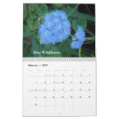 Calendrier Belles fleurs (Feb 2027)