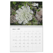 Calendrier Belles fleurs (Mar 2027)