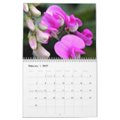 Calendrier Belles Fleurs (Feb 2027)