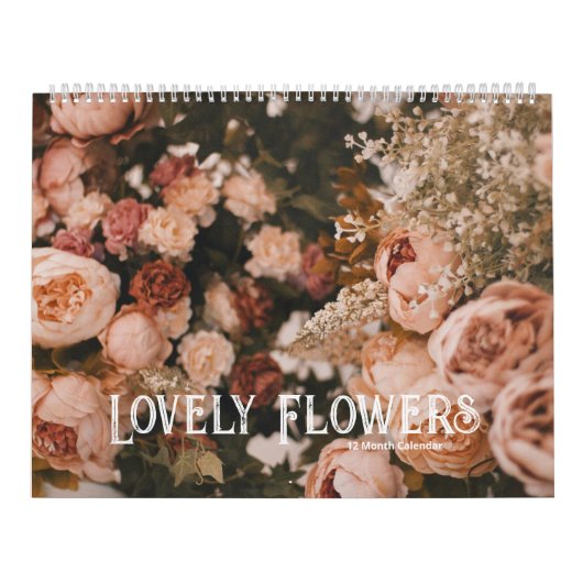 Calendrier Belles Fleurs (Protection)