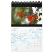 Calendrier Belles fleurs Nature Photographie 2026 Mur (Jan 2026)