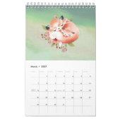 Calendrier Belles illustrations Douce personnalisée (Mar 2027)