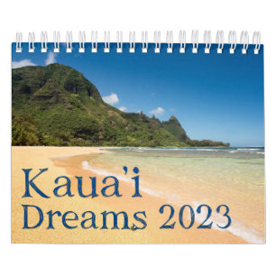 Calendrier Belles images de l'île hawaïenne de Kauai