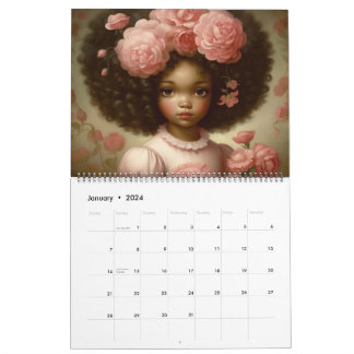 Calendrier Belles noires florissantes -Saison 2025