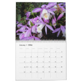 Calendrier Belles Orchidées Floral Photographie (Jan 2026)