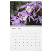 Calendrier Belles Orchidées Floral Photographie (Jan 2027)