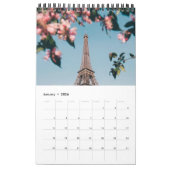 Calendrier Belles photographies de Paris France (Jan 2026)