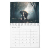 Calendrier Belles photographies d'éléphant (Jan 2027)