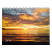 Calendrier Belles photos de coucher de soleil (Protection)