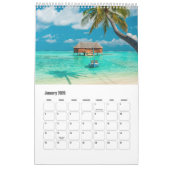 Calendrier Belles plages de Maurice & Les Seychelles (Jan 2026)
