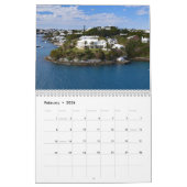 Calendrier Bermudes 2025 (Feb 2026)