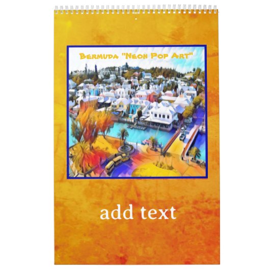 Calendrier Bermudes Pop Art (Protection)