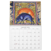 Calendrier Bestiaire Collection d'art russe du XIIIe siècle (Jan 2026)