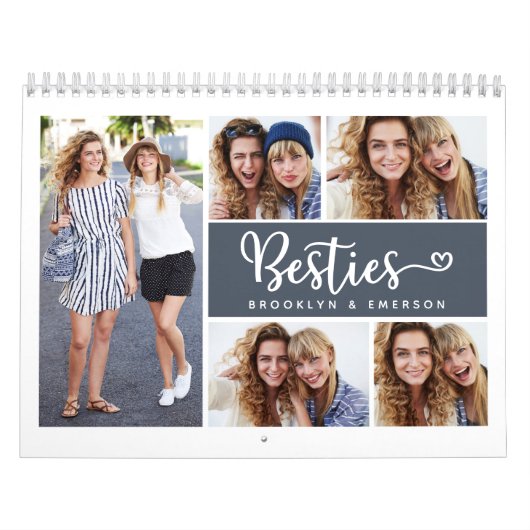 Calendrier Besties Photo Collage Best Friends (Protection)