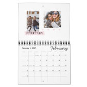 Calendrier BFF Meilleurs amis pour une photo multiple moderne (Feb 2027)