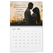 Calendrier  Bible Verse Gold Cross Arched Photo Gallery (Mar 2026)